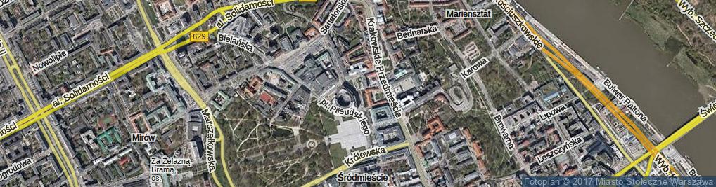 Zdjęcie satelitarne Focha Ferdynanda, marsz. ul.
