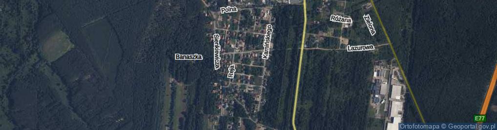 Zdjęcie satelitarne Fredry Aleksandra ul.