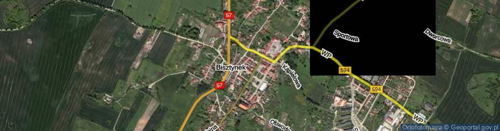 Zdjęcie satelitarne Fryzjerska ul.