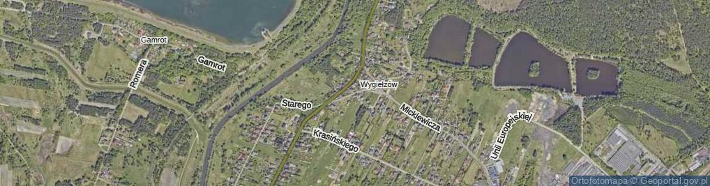 Zdjęcie satelitarne Fredry Aleksandra ul.