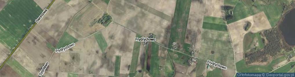 Zdjęcie satelitarne Frydrychowo ul.