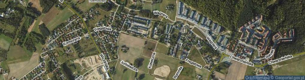 Zdjęcie satelitarne Fregatowa ul.
