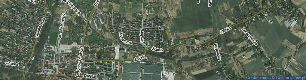 Zdjęcie satelitarne Franciszka Żwirki i Stanisława Wigury ul.