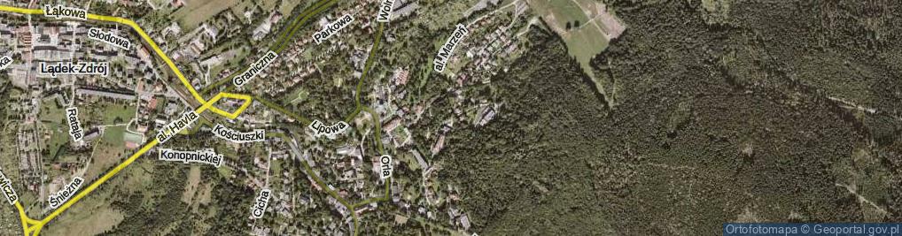 Zdjęcie satelitarne Franciszka Żwirki i Stanisława Wigury ul.