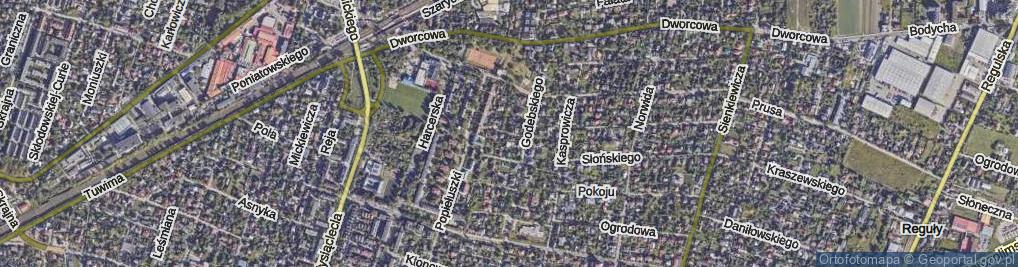 Zdjęcie satelitarne Fredry Aleksandra ul.