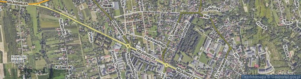 Zdjęcie satelitarne Frankowskiego Leona ul.