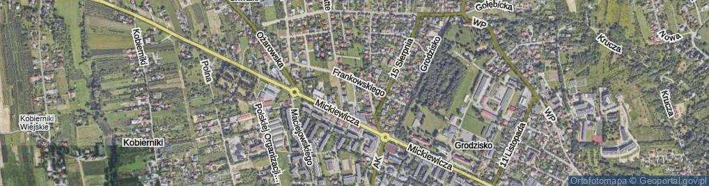Zdjęcie satelitarne Fredry Aleksandra ul.