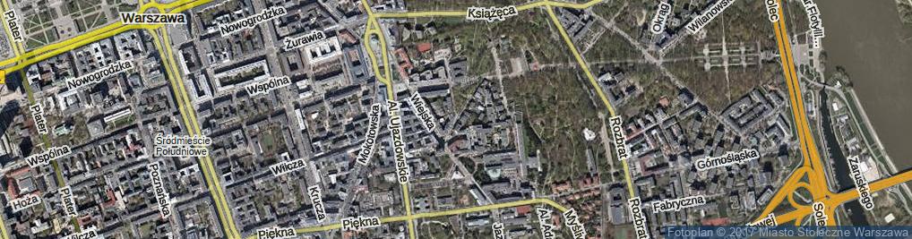 Zdjęcie satelitarne Frascati ul.