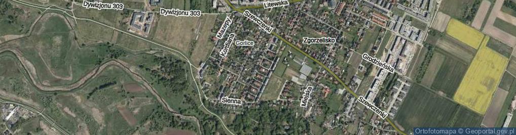 Zdjęcie satelitarne Franki Iwana ul.