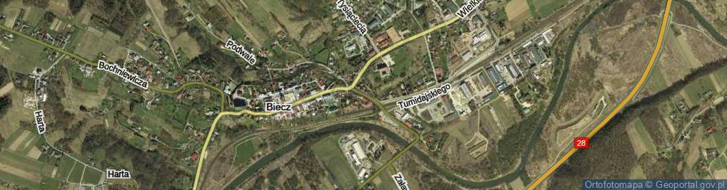 Zdjęcie satelitarne Fuska Witolda ul.