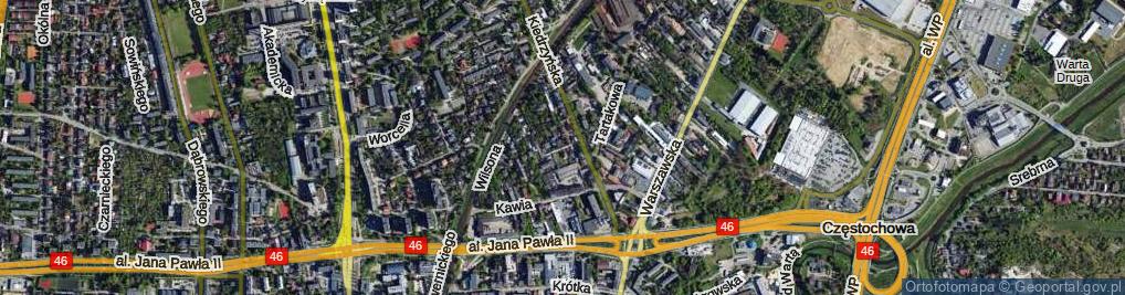 Zdjęcie satelitarne Galla Anonima ul.