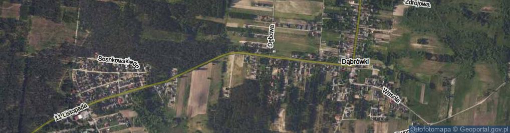 Zdjęcie satelitarne Gajowa ul.