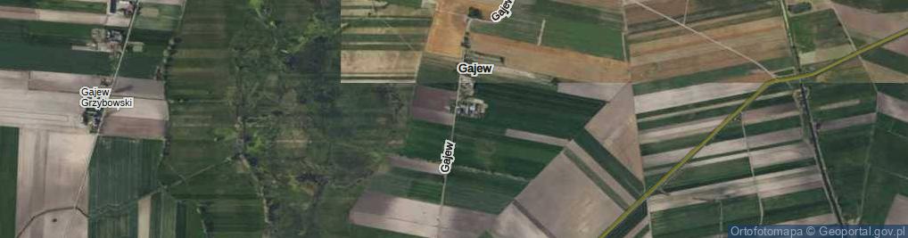 Zdjęcie satelitarne Gajew ul.