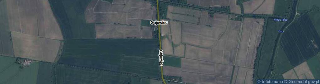 Zdjęcie satelitarne Gajewiec ul.