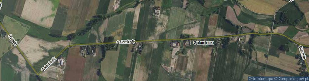 Zdjęcie satelitarne Galominek ul.