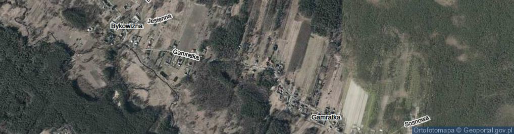 Zdjęcie satelitarne Gamratka ul.