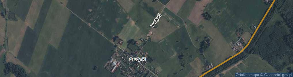 Zdjęcie satelitarne Gaudynki ul.