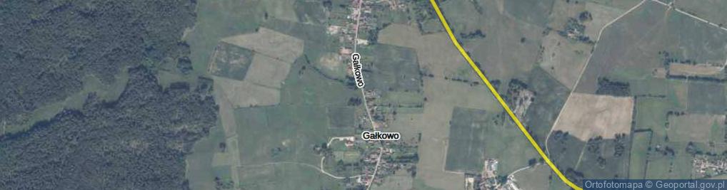 Zdjęcie satelitarne Gałkowo ul.