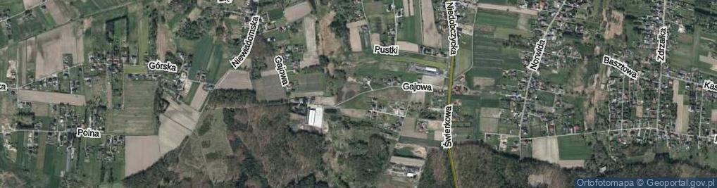 Zdjęcie satelitarne Gajowa ul.
