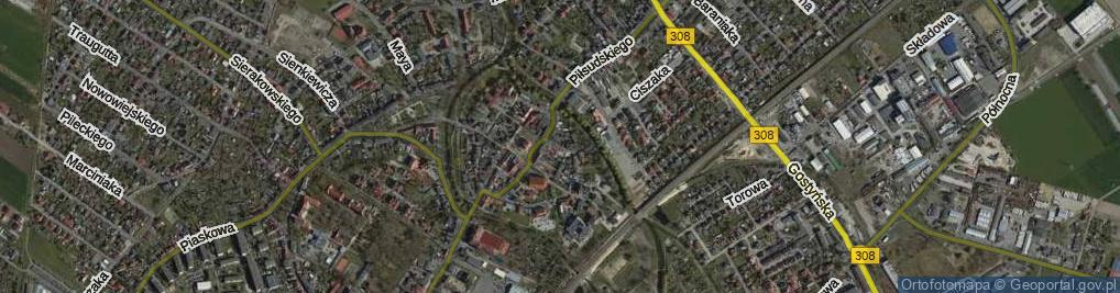 Zdjęcie satelitarne Garbarska ul.