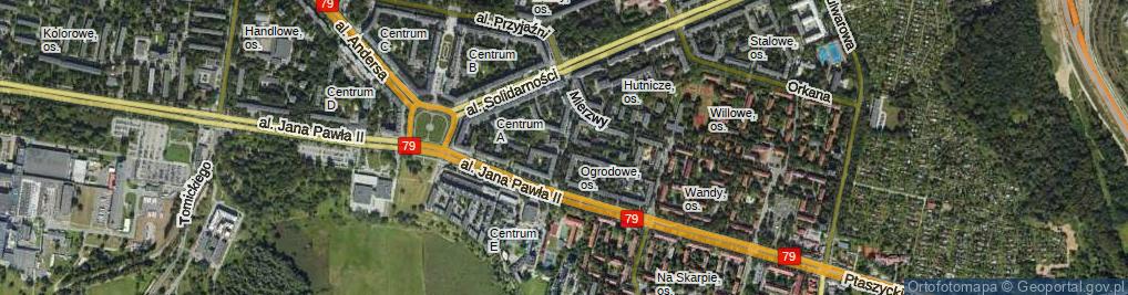 Zdjęcie satelitarne Gajocha Jana ul.