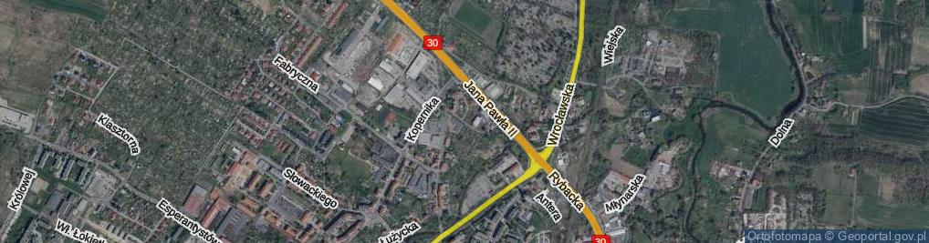 Zdjęcie satelitarne Garbarska ul.