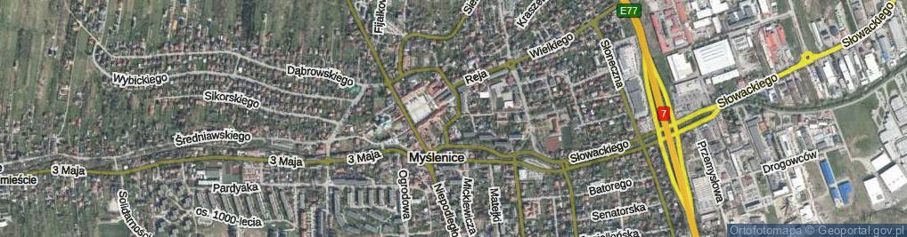 Zdjęcie satelitarne Gałczyńskiego Konstantego Ildefonsa ul.