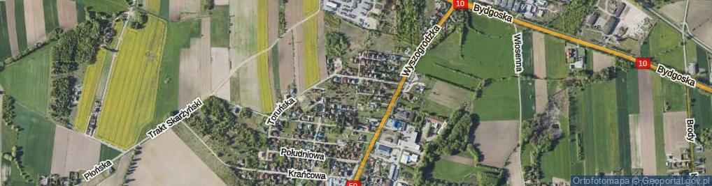 Zdjęcie satelitarne Galileusza ul.