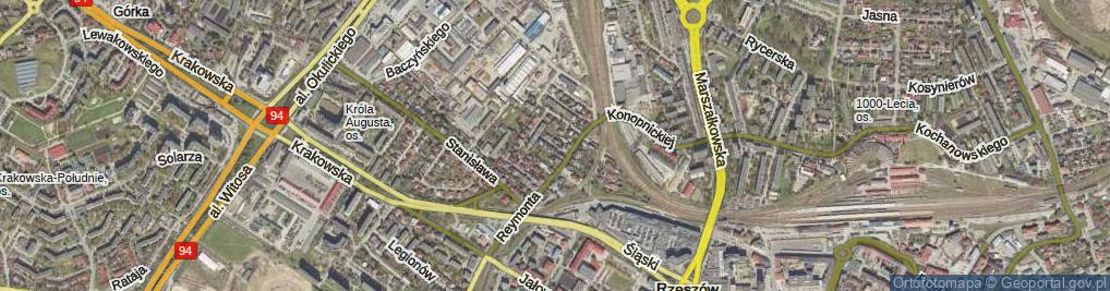 Zdjęcie satelitarne Gałczyńskiego Konstantego Ildefonsa ul.