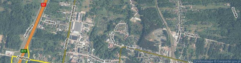 Zdjęcie satelitarne Gajzlera ul.