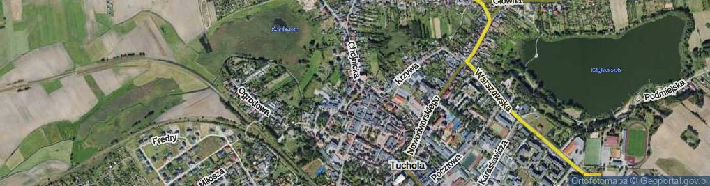 Zdjęcie satelitarne Gabrychów ul.