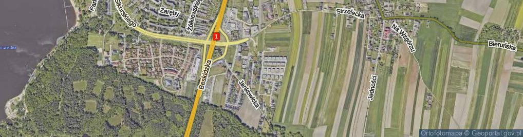 Zdjęcie satelitarne Gajowa ul.