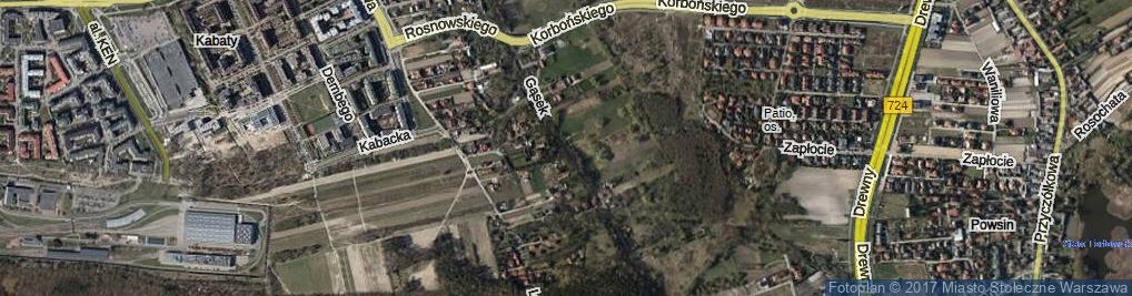 Zdjęcie satelitarne Gąsek ul.