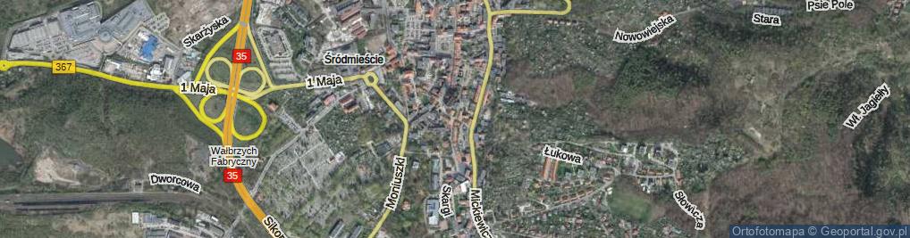 Zdjęcie satelitarne Garbarska ul.