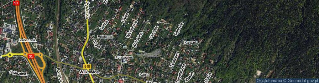Zdjęcie satelitarne Gajowa ul.