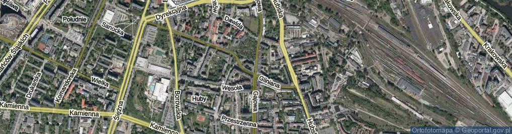 Zdjęcie satelitarne Gajowa ul.