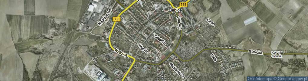 Zdjęcie satelitarne Gacka Wacława, ks. ul.