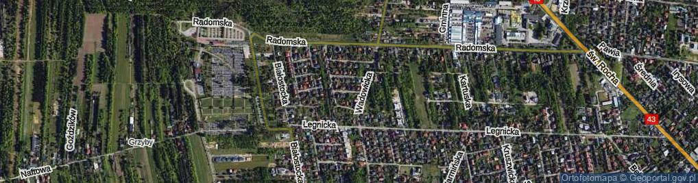 Zdjęcie satelitarne Gdyńska ul.