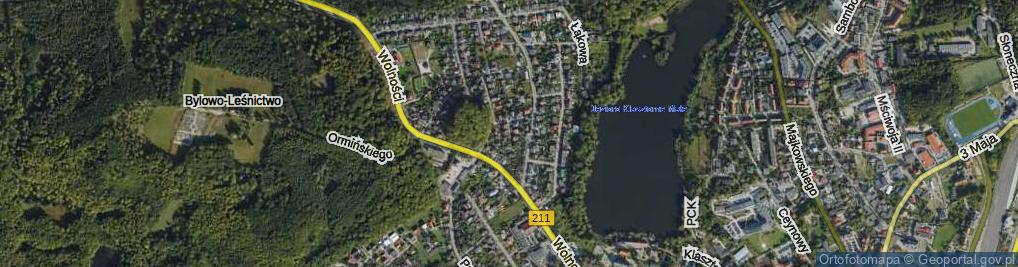 Zdjęcie satelitarne Gdyńskich Kosynierów ul.