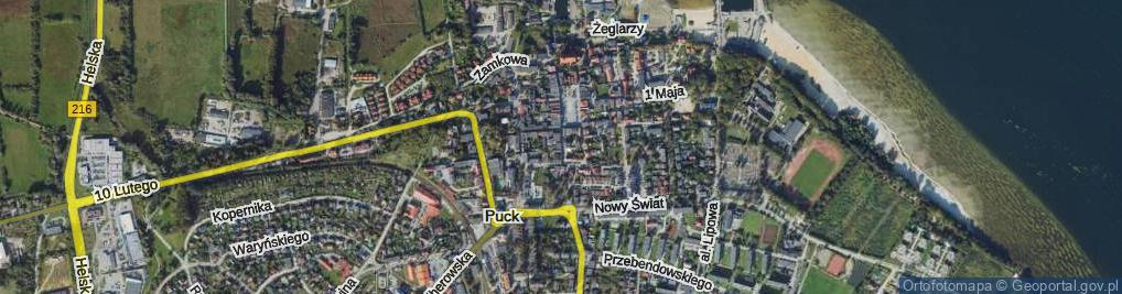 Zdjęcie satelitarne Gdańska ul.