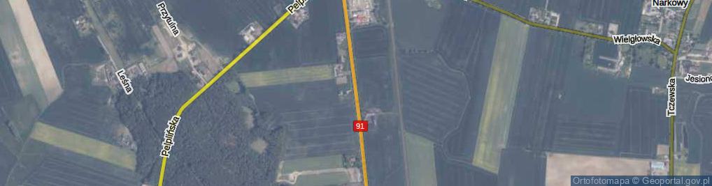 Zdjęcie satelitarne Gdańska ul.