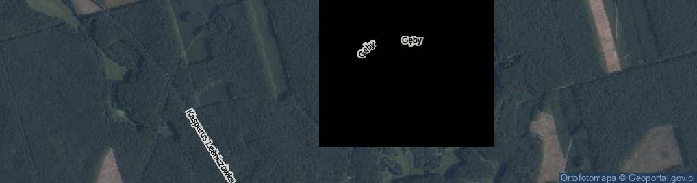Zdjęcie satelitarne Gęby ul.