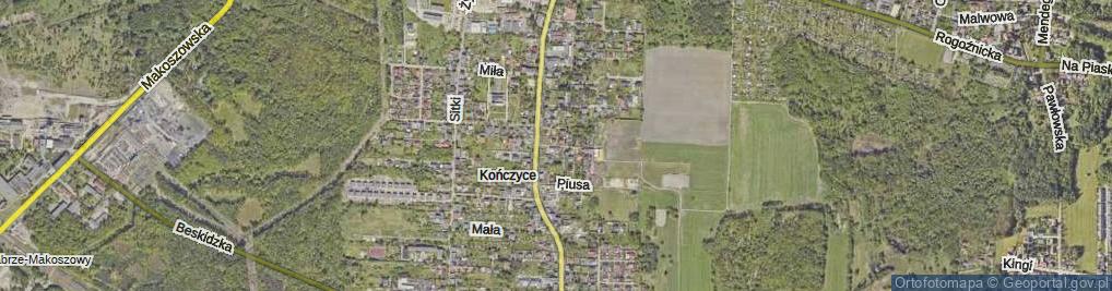 Zdjęcie satelitarne Gersona Wojciecha ul.