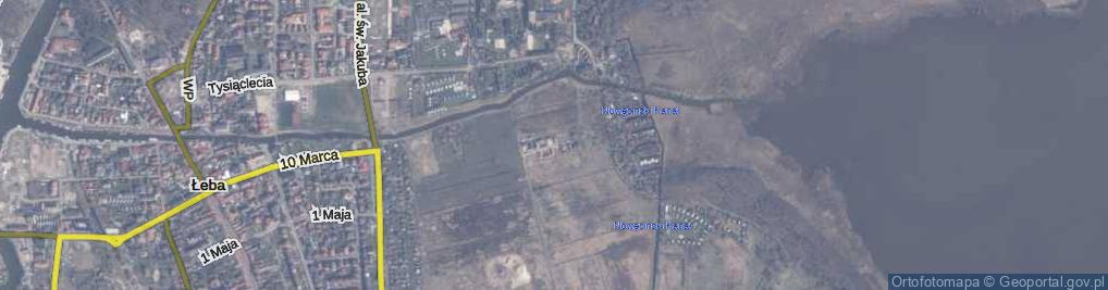 Zdjęcie satelitarne Genewska ul.