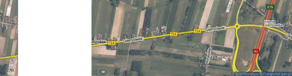 Zdjęcie satelitarne Giemzówek ul.