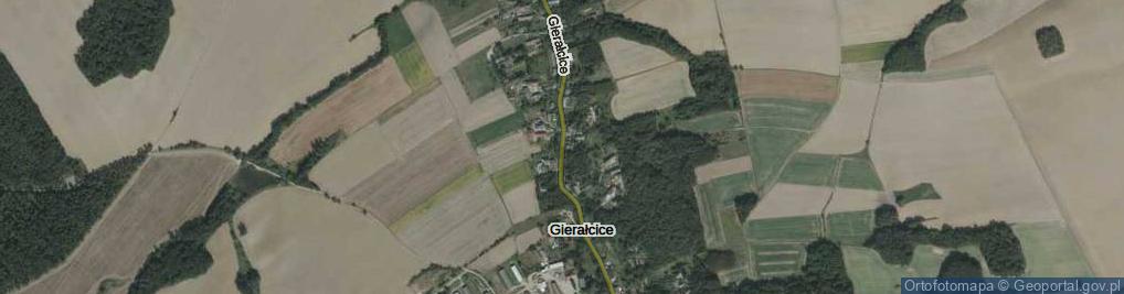 Zdjęcie satelitarne Gierałcice ul.