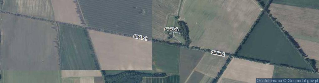 Zdjęcie satelitarne Giełdoń ul.