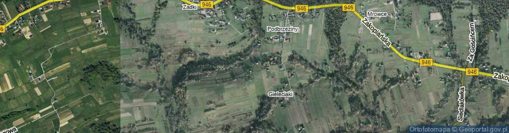 Zdjęcie satelitarne Gieleciaki ul.