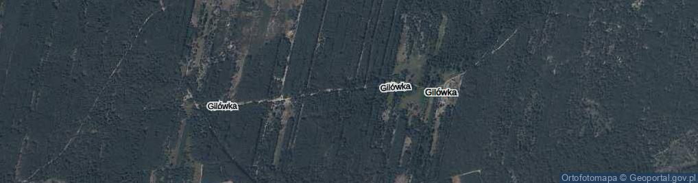 Zdjęcie satelitarne Gilówka ul.
