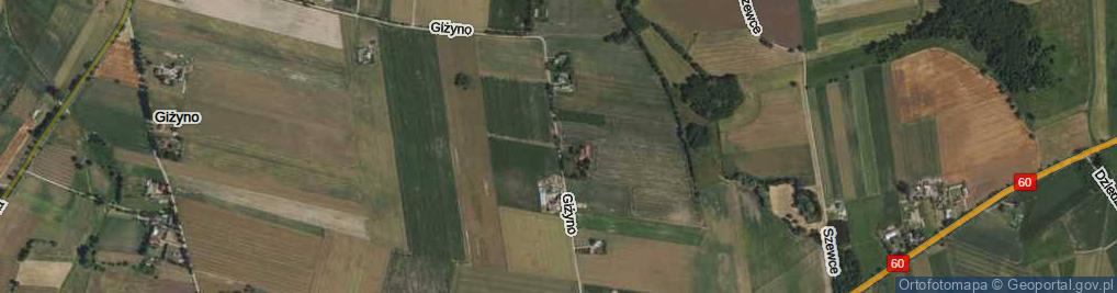 Zdjęcie satelitarne Giżyno ul.